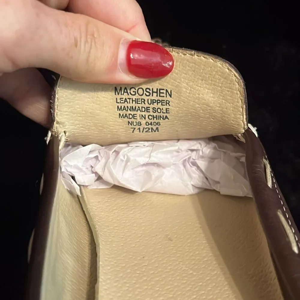 Anne Klein Leather Moccasin Casual Flats